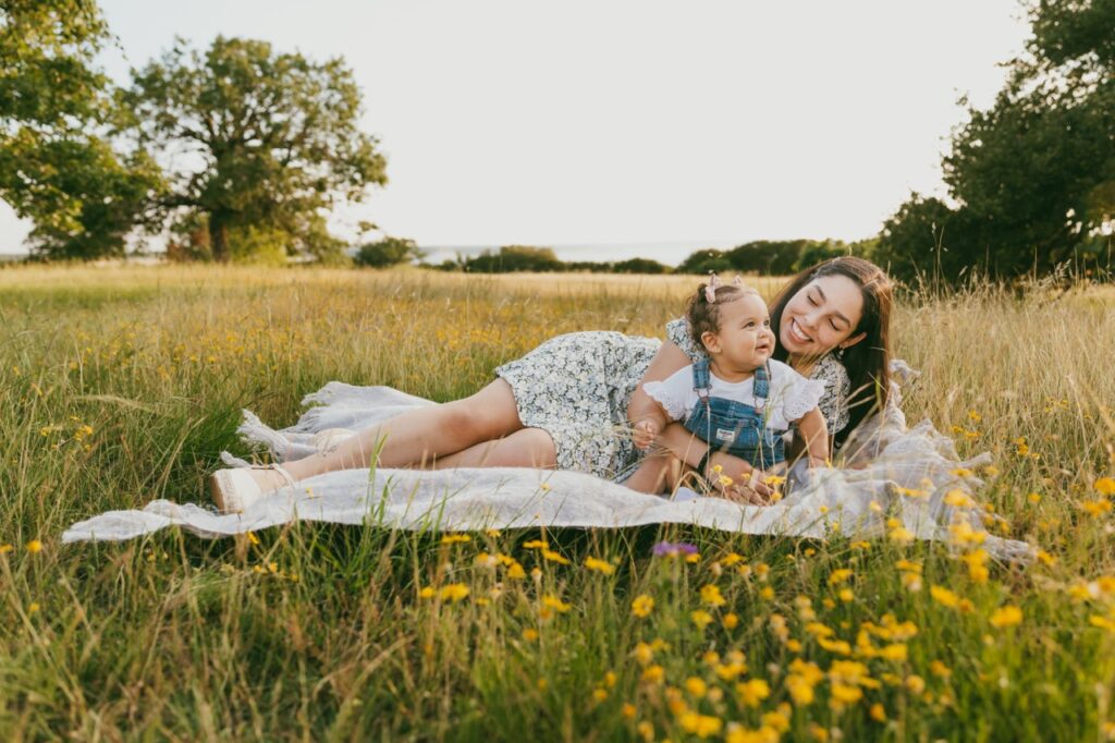 Mommy and me mini session captured by Victoria Marsden Photography. Victoria Marsden Photography is located in Shelbyville, Indiana.